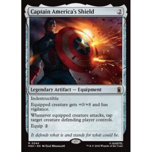 Marvel Super Heroes - 244 - Captain America's Shield - Rare - C - Non-foil (Front)