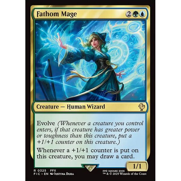 Final Fantasy Commander - 325 - Fathom Mage - Rare - UG - Non-foil (Front)