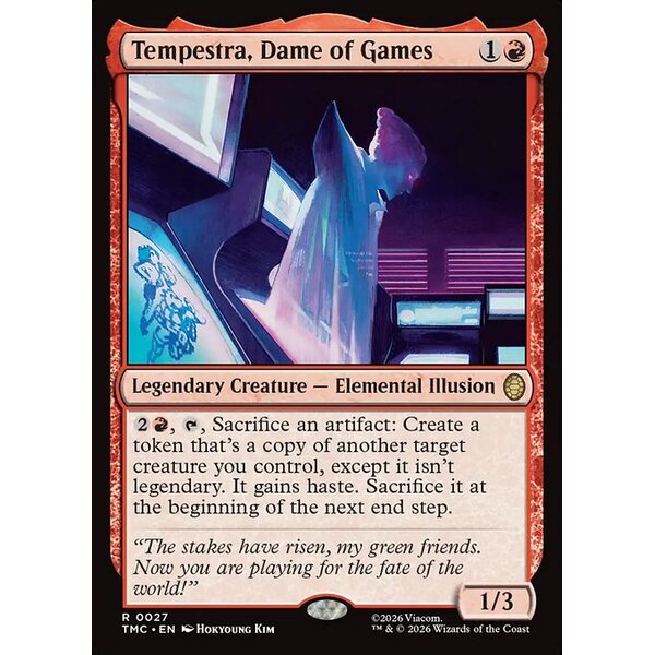 Teenage Mutant Ninja Turtles Eternal - 27 - Tempestra, Dame of Games - Rare - R - Non-foil (Front)