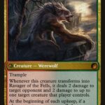 From the Vault: Transform - 11 - Huntmaster of the Fells // Ravager of the Fells - Mythic - C - Foil (Back)