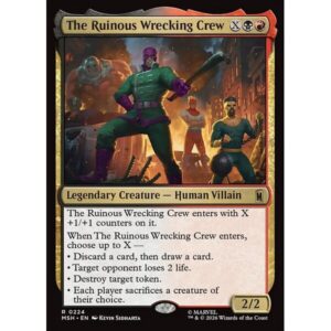 Marvel Super Heroes - 224 - The Ruinous Wrecking Crew - Rare - BR - Non-foil (Front)