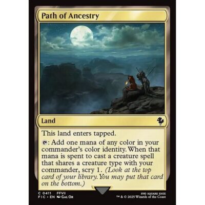 Final Fantasy Commander - 411 - Path of Ancestry - Common - C - Non-foil (Front)