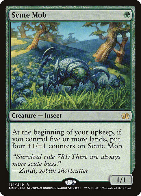 Modern Masters 2015 - 161 - Scute Mob - Rare - G - Foil (Front)