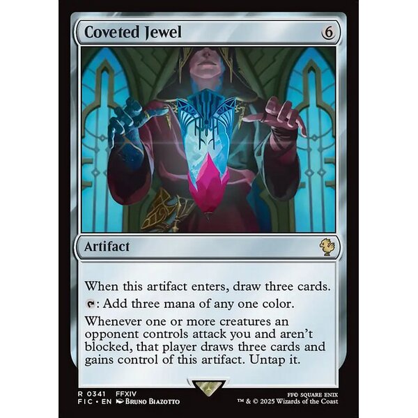 Final Fantasy Commander - 341 - Coveted Jewel - Rare - C - Non-foil (Front)