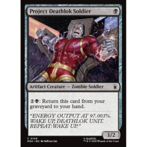 Marvel Super Heroes - 109 - Project Deathlok Soldier - Common - B - Non-foil (Front)
