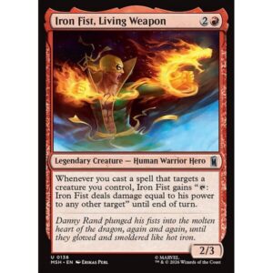 Marvel Super Heroes - 138 - Iron Fist, Living Weapon - Uncommon - R - Non-foil (Front)