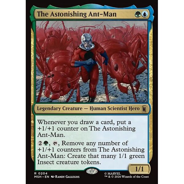 Marvel Super Heroes - 204 - The Astonishing Ant-Man - Rare - UG - Non-foil (Front)