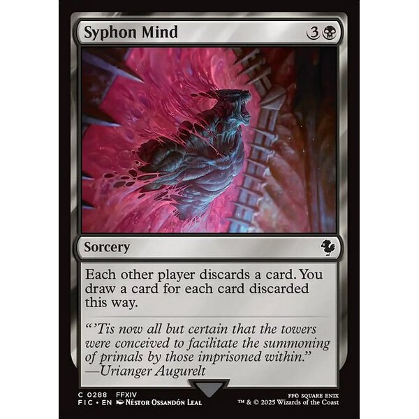 Final Fantasy Commander - 288 - Syphon Mind - Common - B - Non-foil (Front)
