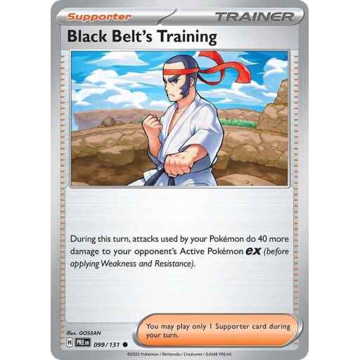 SV: Prismatic Evolutions - 099/131 - Black Belt's Training
