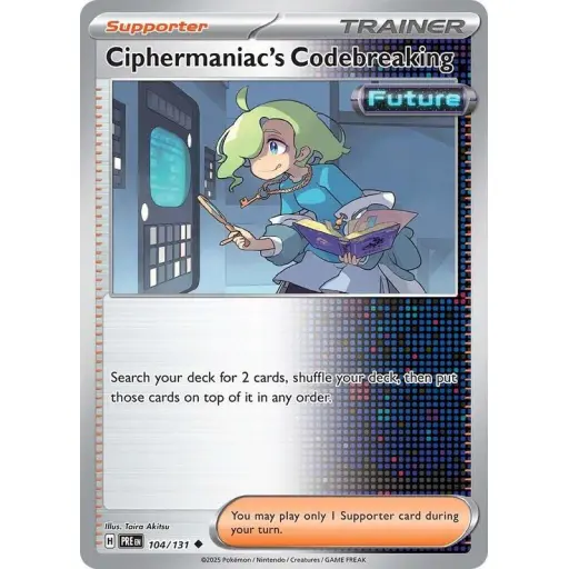 SV: Prismatic Evolutions - 104/131 - Ciphermaniac's Codebreaking