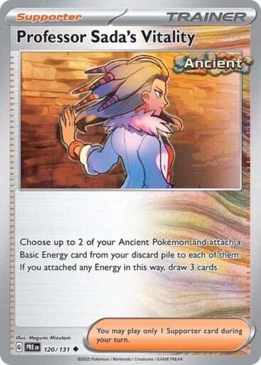 SV: Prismatic Evolutions - 120/131 - Professor Sada's Vitality