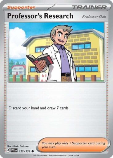 SV: Prismatic Evolutions - 122/131 - Professor's Research [Professor Oak]