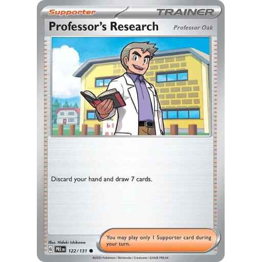 SV: Prismatic Evolutions - 122/131 - Professor's Research [Professor Oak]