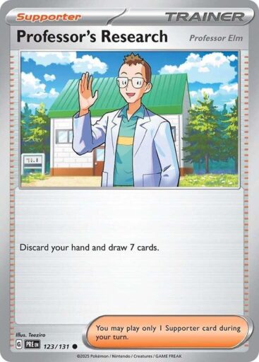 SV: Prismatic Evolutions - 123/131 - Professor's Research [Professor Elm]