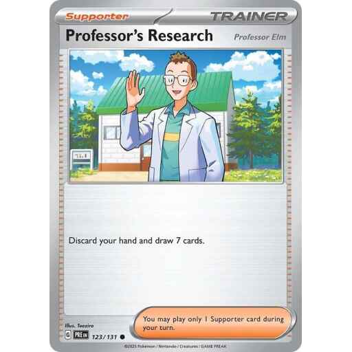 SV: Prismatic Evolutions - 123/131 - Professor's Research [Professor Elm]