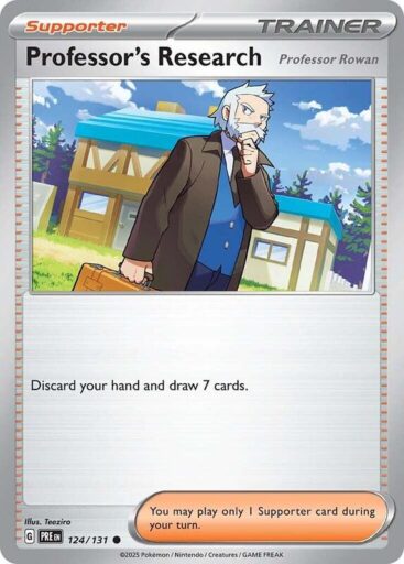 SV: Prismatic Evolutions - 124/131 - Professor's Research [Professor Rowan]