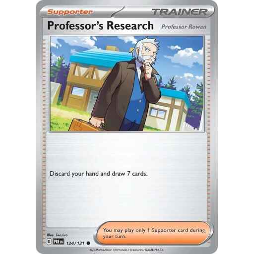 SV: Prismatic Evolutions - 124/131 - Professor's Research [Professor Rowan]