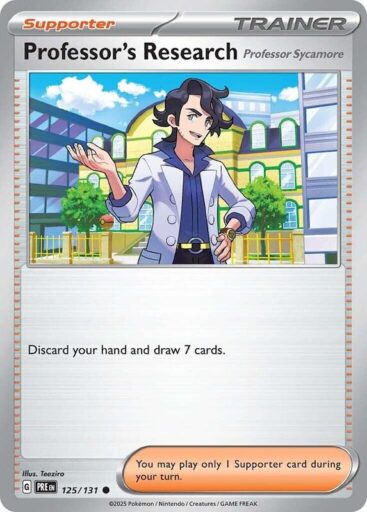 SV: Prismatic Evolutions - 125/131 - Professor's Research [Professor Sycamore]