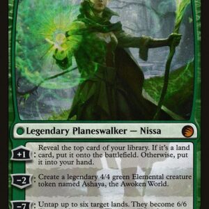 From the Vault: Transform - 15 - Nissa, Vastwood Seer // Nissa, Sage Animist - Mythic - C - Foil (Back)