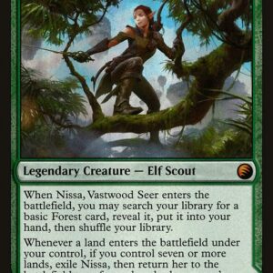 From the Vault: Transform - 15 - Nissa, Vastwood Seer // Nissa, Sage Animist - Mythic - C - Foil (Front)