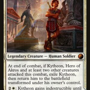 From the Vault: Transform - 13 - Kytheon, Hero of Akros // Gideon, Battle-Forged - Mythic - C - Foil (Front)