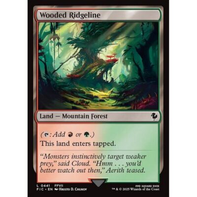 Final Fantasy Commander - 441 - Wooded Ridgeline - Common - C - Non-foil (Front)