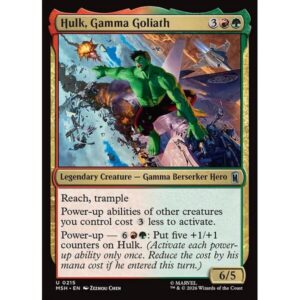 Marvel Super Heroes - 215 - Hulk, Gamma Goliath - Uncommon - RG - Foil (Front)
