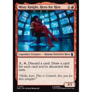 Marvel Super Heroes - 145 - Misty Knight, Hero for Hire - Uncommon - R - Non-foil (Front)