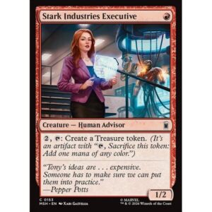 Marvel Super Heroes - 153 - Stark Industries Executive - Common - R - Non-foil (Front)