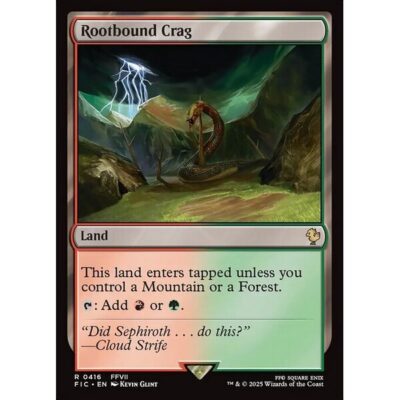 Final Fantasy Commander - 416 - Rootbound Crag - Rare - C - Non-foil (Front)