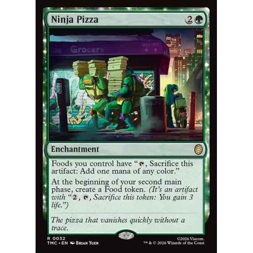 Teenage Mutant Ninja Turtles Eternal - 32 - Ninja Pizza - Rare - G - Non-foil (Front)