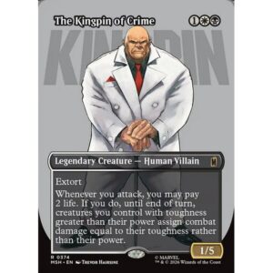 Marvel Super Heroes - 374 - The Kingpin of Crime - Rare - WB - Non-foil (Front)