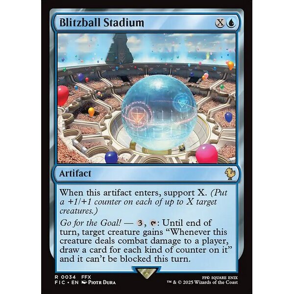 Final Fantasy Commander - 34 - Blitzball Stadium - Rare - U - Non-foil (Front)