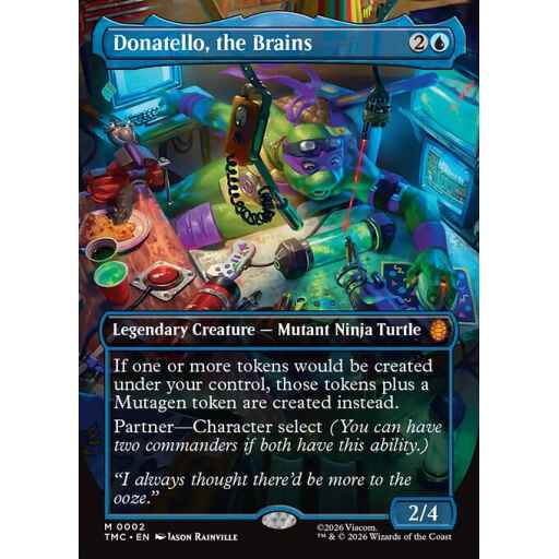 Teenage Mutant Ninja Turtles Eternal - 2 - Donatello, the Brains - Mythic - U - Foil (Front)
