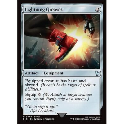 Final Fantasy Commander - 349 - Lightning Greaves - Uncommon - C - Non-foil (Front)