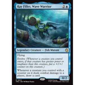 Teenage Mutant Ninja Turtles Eternal - 14 - Ray Fillet, Wave Warrior - Rare - U - Non-foil (Front)