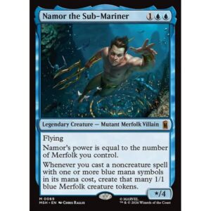 Marvel Super Heroes - 69 - Namor the Sub-Mariner - Mythic - U - Non-foil (Front)