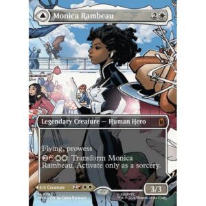 Marvel Super Heroes - 345 - Monica Rambeau // Photon, Living Light - Mythic - C - Foil (Front)
