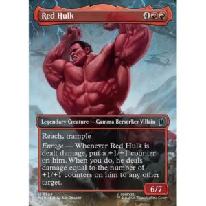 Marvel Super Heroes - 329 - Red Hulk - Uncommon - R - Non-foil (Front)