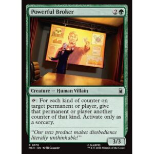 Marvel Super Heroes - 179 - Powerful Broker - Common - G - Non-foil (Front)