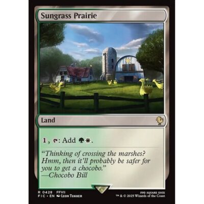 Final Fantasy Commander - 428 - Sungrass Prairie - Rare - C - Non-foil (Front)
