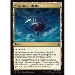 Marvel Super Heroes - 276 - Villainous Hideout - Uncommon - C - Non-foil (Front)