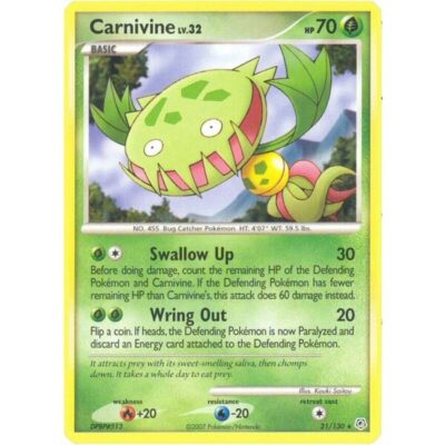 Diamond and Pearl - 21/130 - Carnivine
