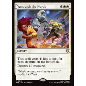 Teenage Mutant Ninja Turtles Eternal - 45 - Vanquish the Horde - Rare - W - Non-foil (Front)