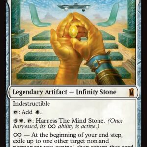 Marvel Super Heroes - 21 - The Mind Stone - Mythic - W - Non-foil (Front)