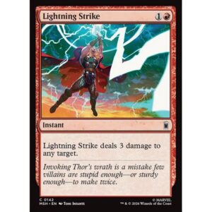 Marvel Super Heroes - 142 - Lightning Strike - Common - R - Non-foil (Front)