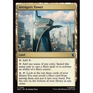Marvel Super Heroes - 260 - Avengers Tower - Uncommon - C - Non-foil (Front)