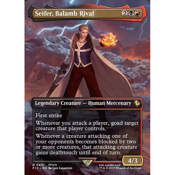Final Fantasy Commander - 451 - Seifer, Balamb Rival - Rare - BR - Foil (Front)
