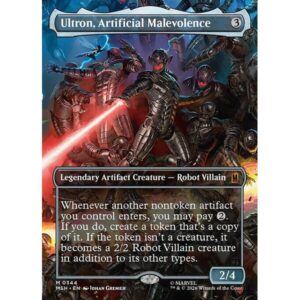 Marvel Super Heroes - 344 - Ultron, Artificial Malevolence - Mythic - C - Non-foil (Front)