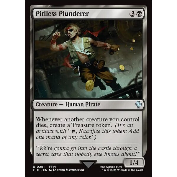 Final Fantasy Commander - 281 - Pitiless Plunderer - Uncommon - B - Non-foil (Front)